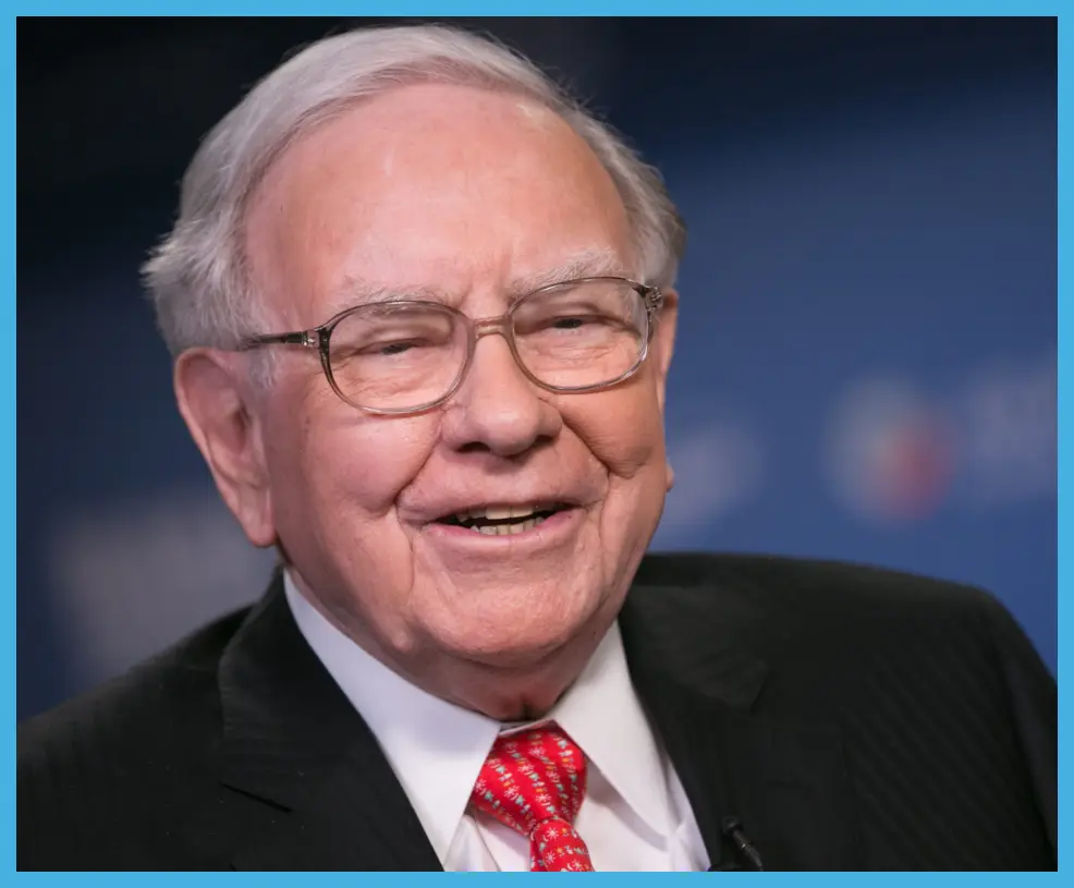 صورة وارن بافت "Warren Buffet" رجل الأعمال المستثمر الأمريكي.